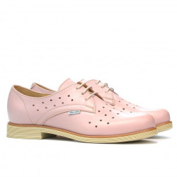 Damskie buty casual 678 pudrowe