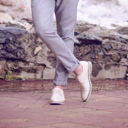 Casualowe buty męskie 873 beżowy
