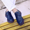 Męskie buty casual 831-1 indygo