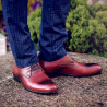 Eleganckie buty męskie 828-1 a brązowe