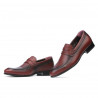 Casualowe / eleganckie buty męskie 875 a bordo