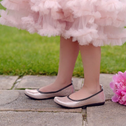 Dziecięce buty 100 perłowy róż