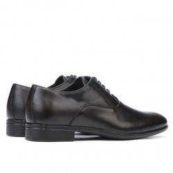 Eleganckie buty męskie 876 a brązowe