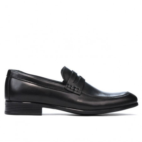 Buty casual / eleganckie męskie 875 czarne