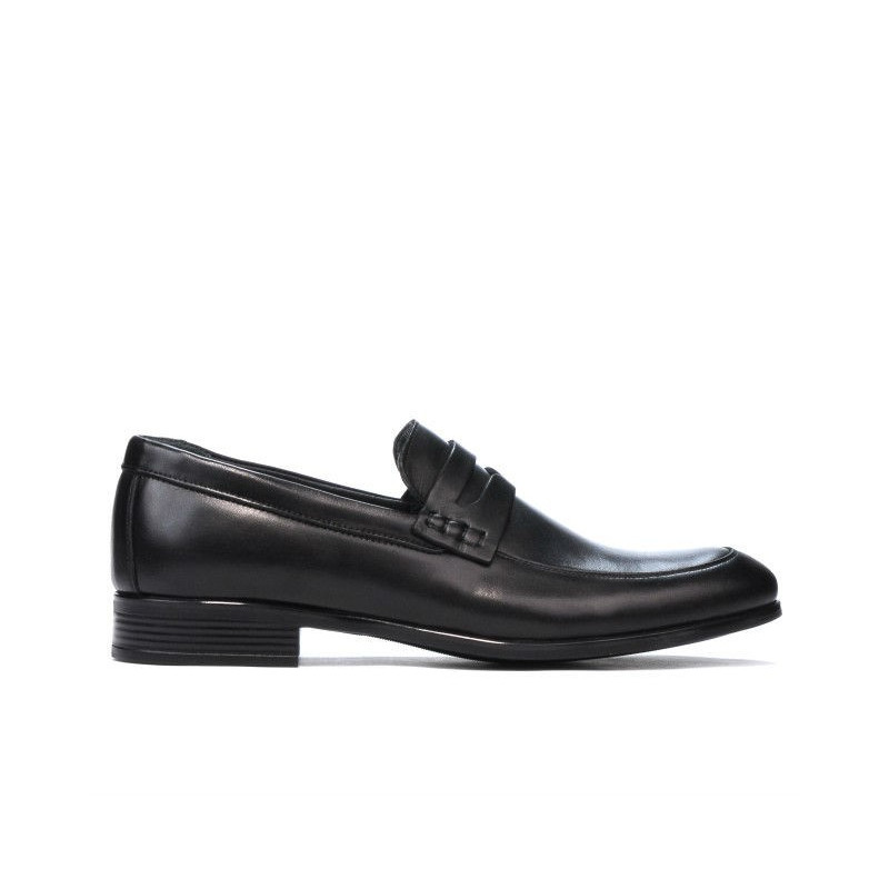 Buty casual / eleganckie męskie 875 czarne