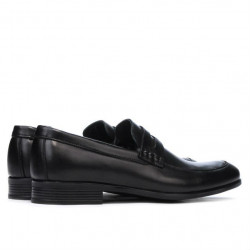 Buty casual / eleganckie męskie 875 czarne