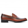 Casualowe / eleganckie buty męskie 875 koniak