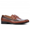 Casualowe / eleganckie buty męskie 875 koniak