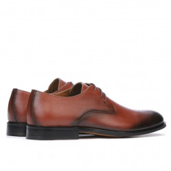 Eleganckie buty męskie 878 koniak