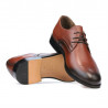 Eleganckie buty męskie 878 koniak