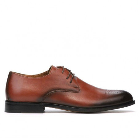 Eleganckie buty męskie 878 koniak