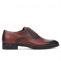 Eleganckie buty męskie 876 bordo