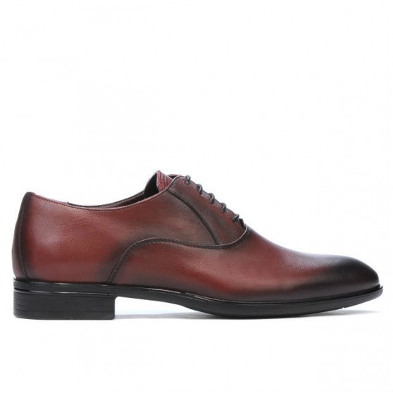 Eleganckie buty męskie 876 bordo