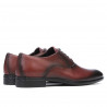 Eleganckie buty męskie 876 bordo