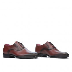 Eleganckie buty męskie 876 bordo