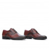 Eleganckie buty męskie 876 bordo