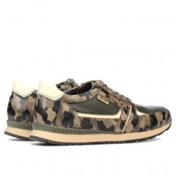 Sneakersy męskie 833 kawa kamuflaż