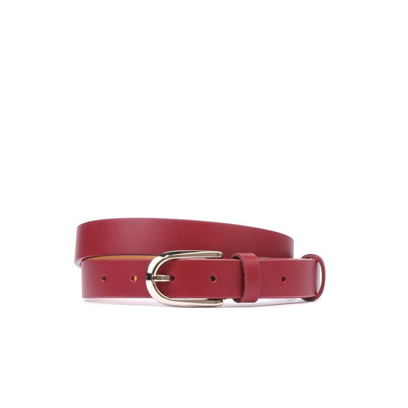Damski pasek 06m bordo