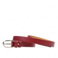 Damski pasek 06m bordo