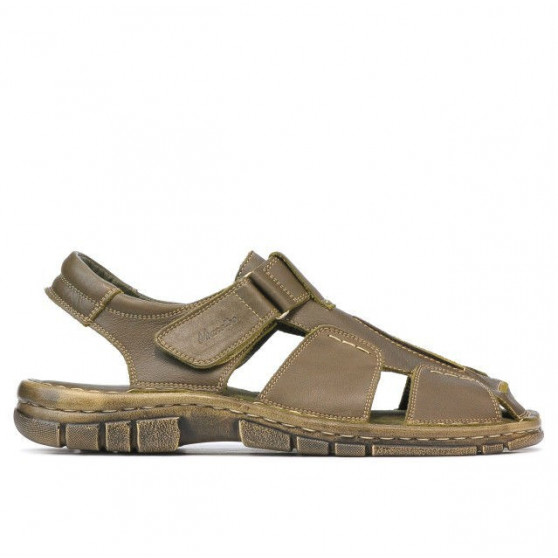 Sandały męskie 338 khaki