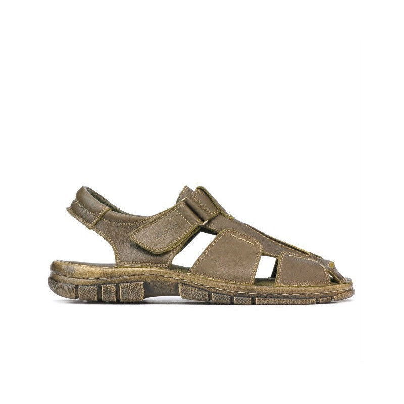 Sandały męskie 338 khaki