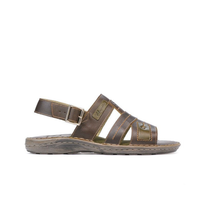 Sandały męskie 314 khaki