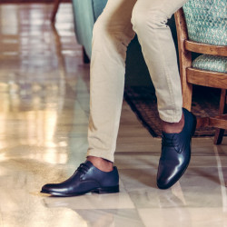 Eleganckie buty męskie 878 a indigo