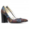 Eleganckie buty damskie 1261 czarny pastel