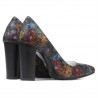 Eleganckie buty damskie 1261 czarny pastel