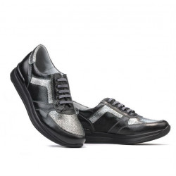 Damskie buty sportowe 694 czarne łączone