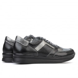 Damskie buty sportowe 694 czarne łączone