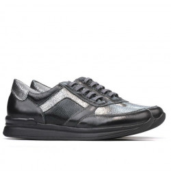 Damskie buty sportowe 694 czarne łączone