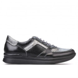 Damskie buty sportowe 694 czarne łączone
