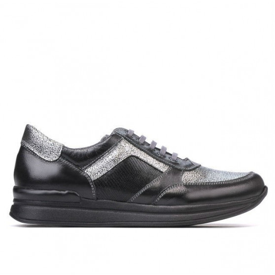 Damskie buty sportowe 694 czarne łączone