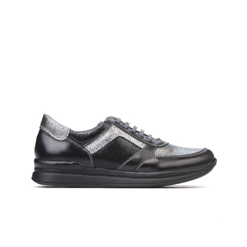 Damskie buty sportowe 694 czarne łączone