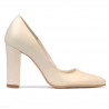 Eleganckie damskie buty 1261 beżowe