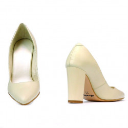 Eleganckie damskie buty 1261 beżowe