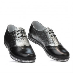 Damskie buty casual 693 czarno połączone