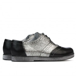 Damskie buty casual 693 czarno połączone
