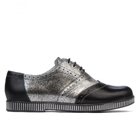 Damskie buty casual 693 czarno połączone