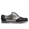 Damskie buty casual 693 czarno połączone