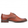 Eleganckie buty dla nastolatków 371 a koniak