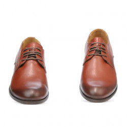 Eleganckie buty dla nastolatków 371 a koniak