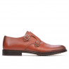 Eleganckie pantofy męskie 840 koniak