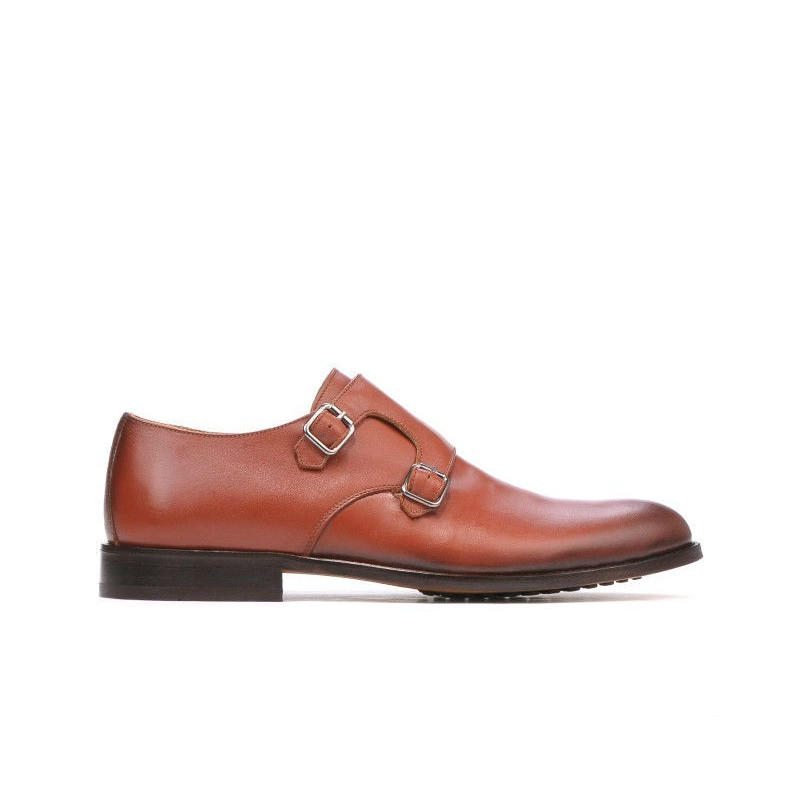 Eleganckie pantofy męskie 840 koniak