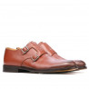 Eleganckie pantofy męskie 840 koniak