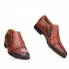 Eleganckie buty męskie 877 w kolorze koniaku