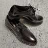 Damskie buty casual 696 lakier czarny