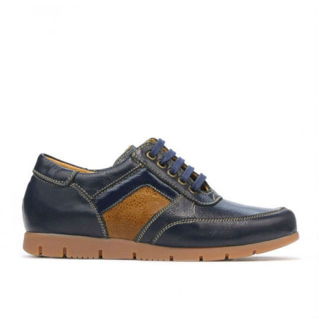 Dziecięce buty 164 granatowy+brązowy