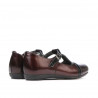 Dziecięce buty 62c lakierowany bordowy+czarny